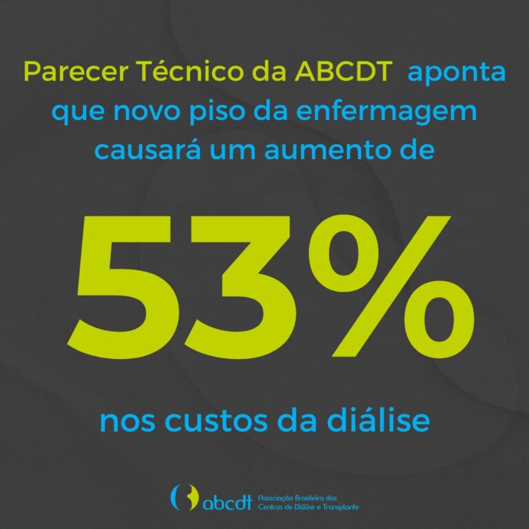 PARECER TÉCNICO DE ANÁLISE MOSTRA CUSTO E IMPACTO FINANCEIRO DA DIÁLISE