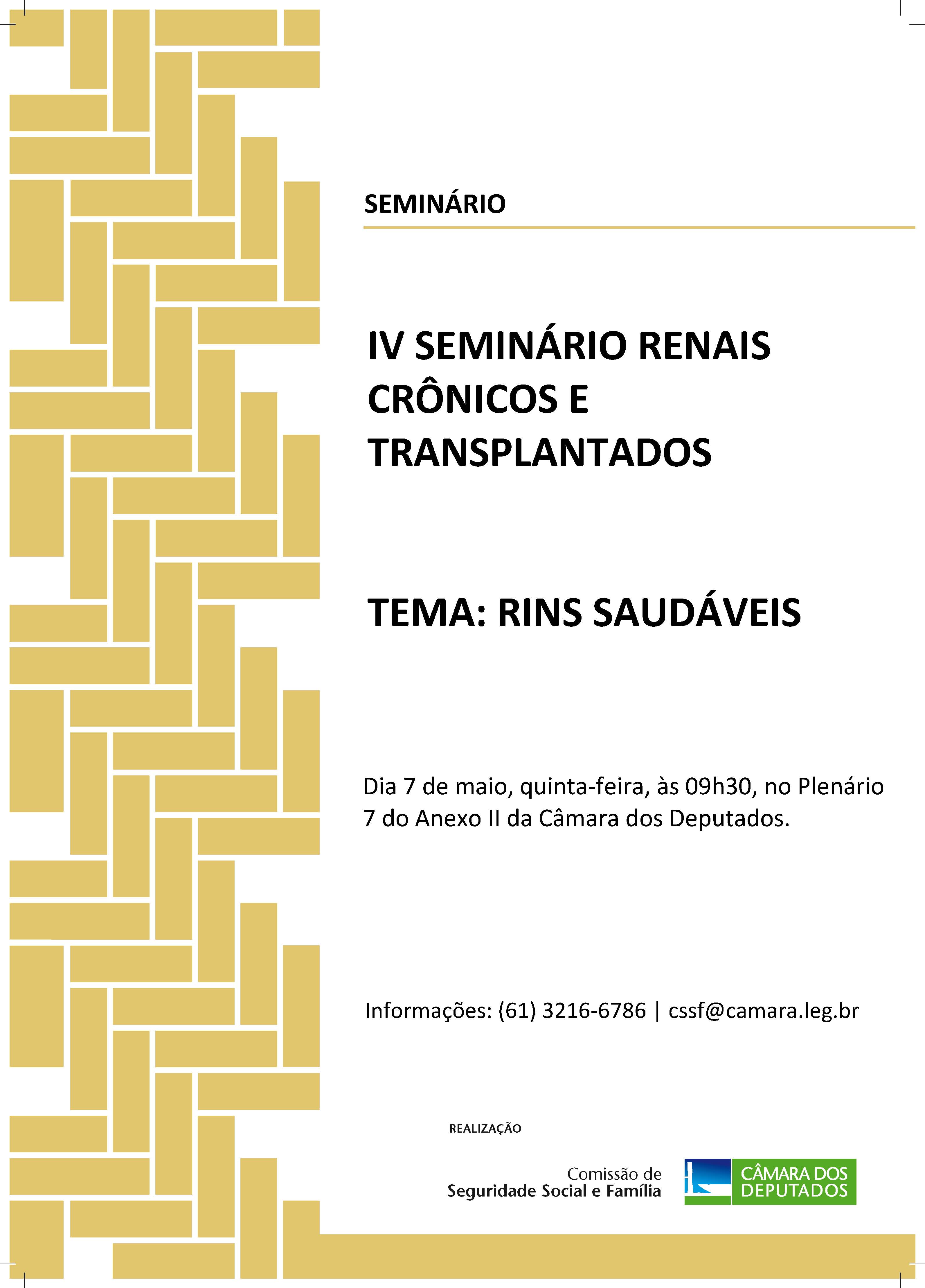 Presidente da ABCDT participa do IV Seminário Renais Crônicos e Transplantados