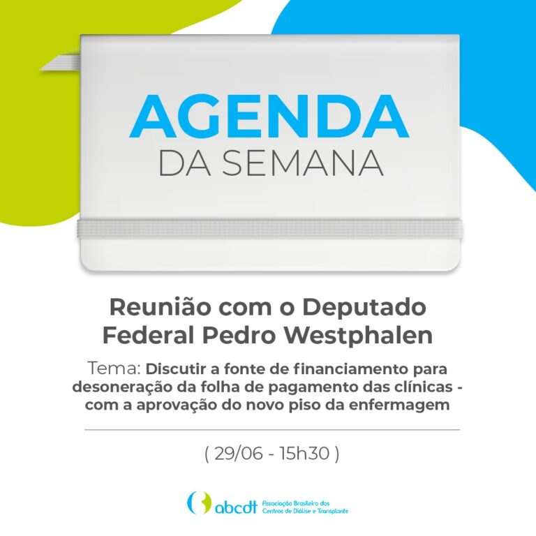 ABCDT SE REÚNE COM DEPUTADO PEDRO WESTPHALEN PARA BUSCAR FONTE DE RECURSOS PARA A DIÁLISE