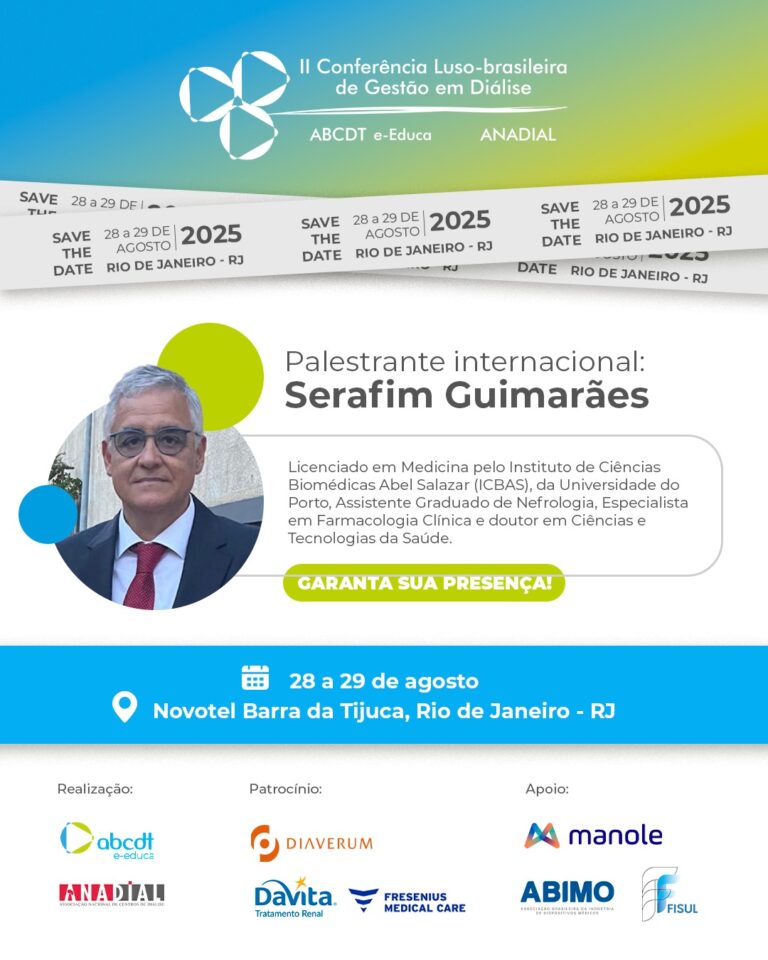Anunciamos a presença do nosso primeiro palestrante internacional: o Dr. Serafim Guimarães